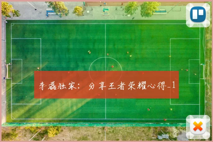 李磊独家：分享王者荣耀心得_1